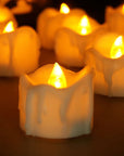 LuminaGlow | Elegant Safe Flameless LED Tea Light Candle Holders Set 7