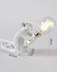 LuminaMouse | Elegant Chic Table Lamp for Living Room & Bedroom 6