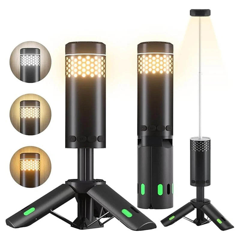 LuminaTripod | Versatile Rechargeable LED Camping Lantern with Power Bank 0