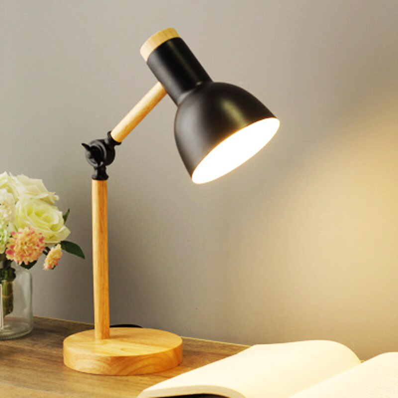 LuminaWood | Stylish Minimalist LED Adjustable Desk Lamp 1