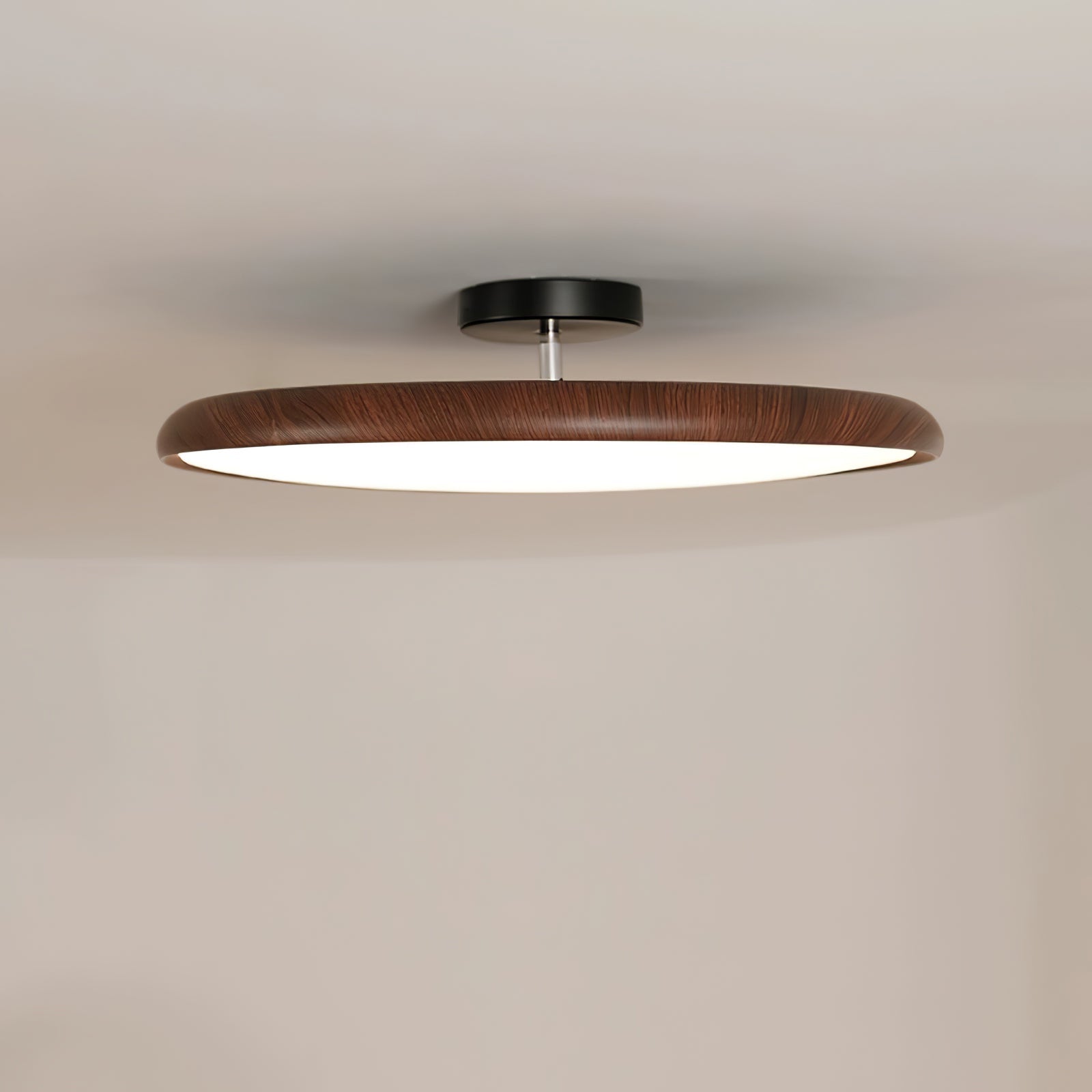 Luminara | Elegant Natural Wood Ceiling Lamp Fixture 7