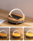 Luminara | Modern Multifunctional Table Lamp with Wireless Charger & Speaker 5