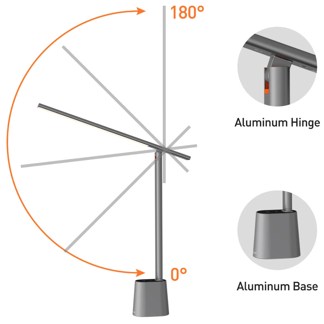 Luminara | Sleek Portable Dimmable LED Desk Lamp with Battery 3