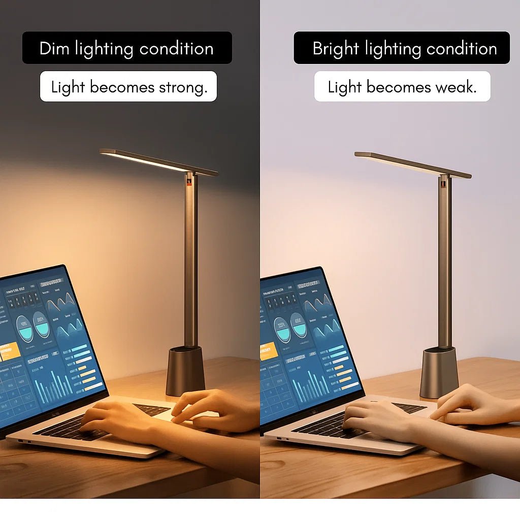 Luminara | Sleek Portable Dimmable LED Desk Lamp with Battery 5