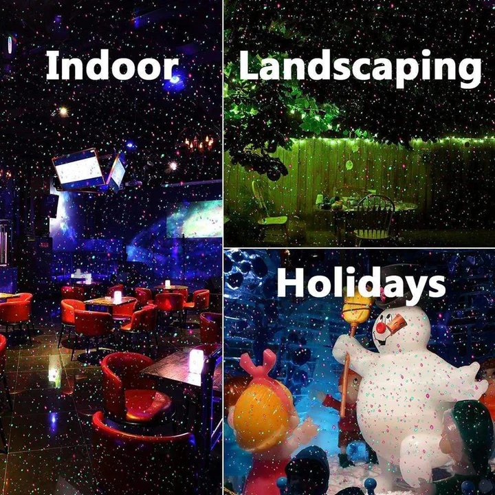 Luminara | Vibrant Weather-Resistant Outdoor Laser Projector 1