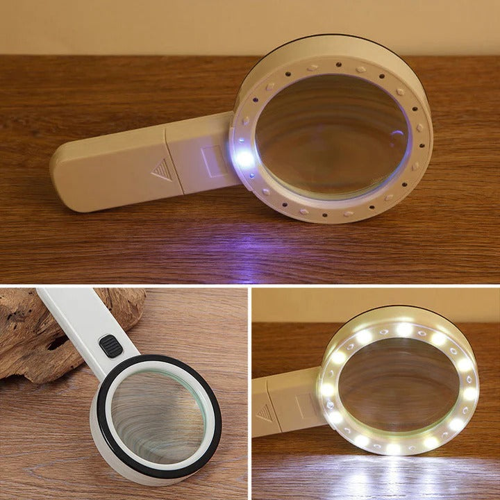 Luminex | Precision 30X LED Magnifying Glass with Light for Detailed Inspection 1