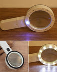 Luminex | Precision 30X LED Magnifying Glass with Light for Detailed Inspection 1