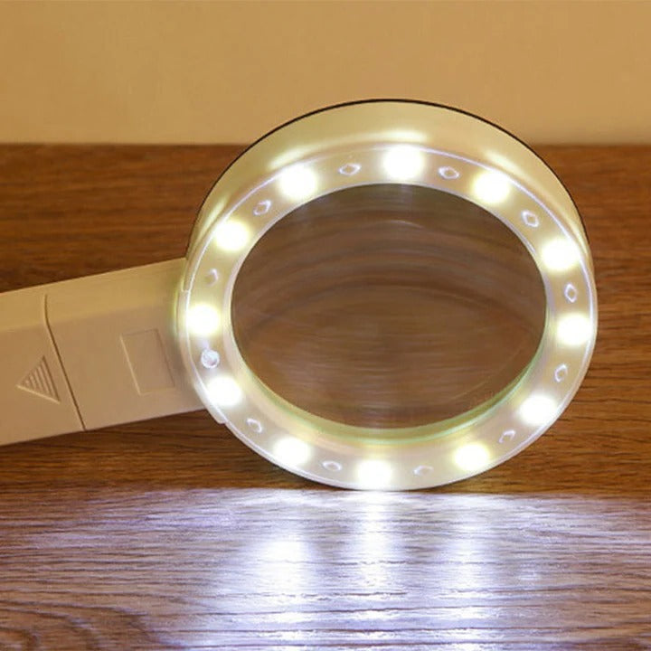 Luminex | Precision 30X LED Magnifying Glass with Light for Detailed Inspection 2