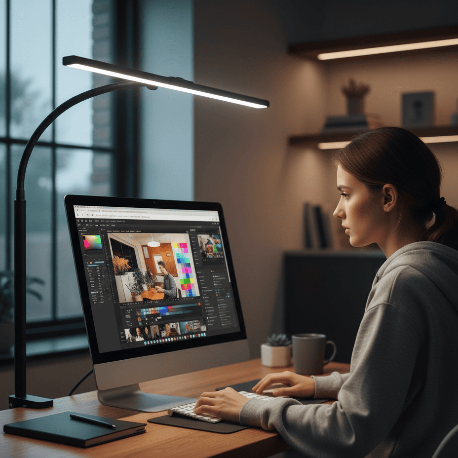 Luminex | Versatile Adjustable LED Desk Lamp for Home and Office 4