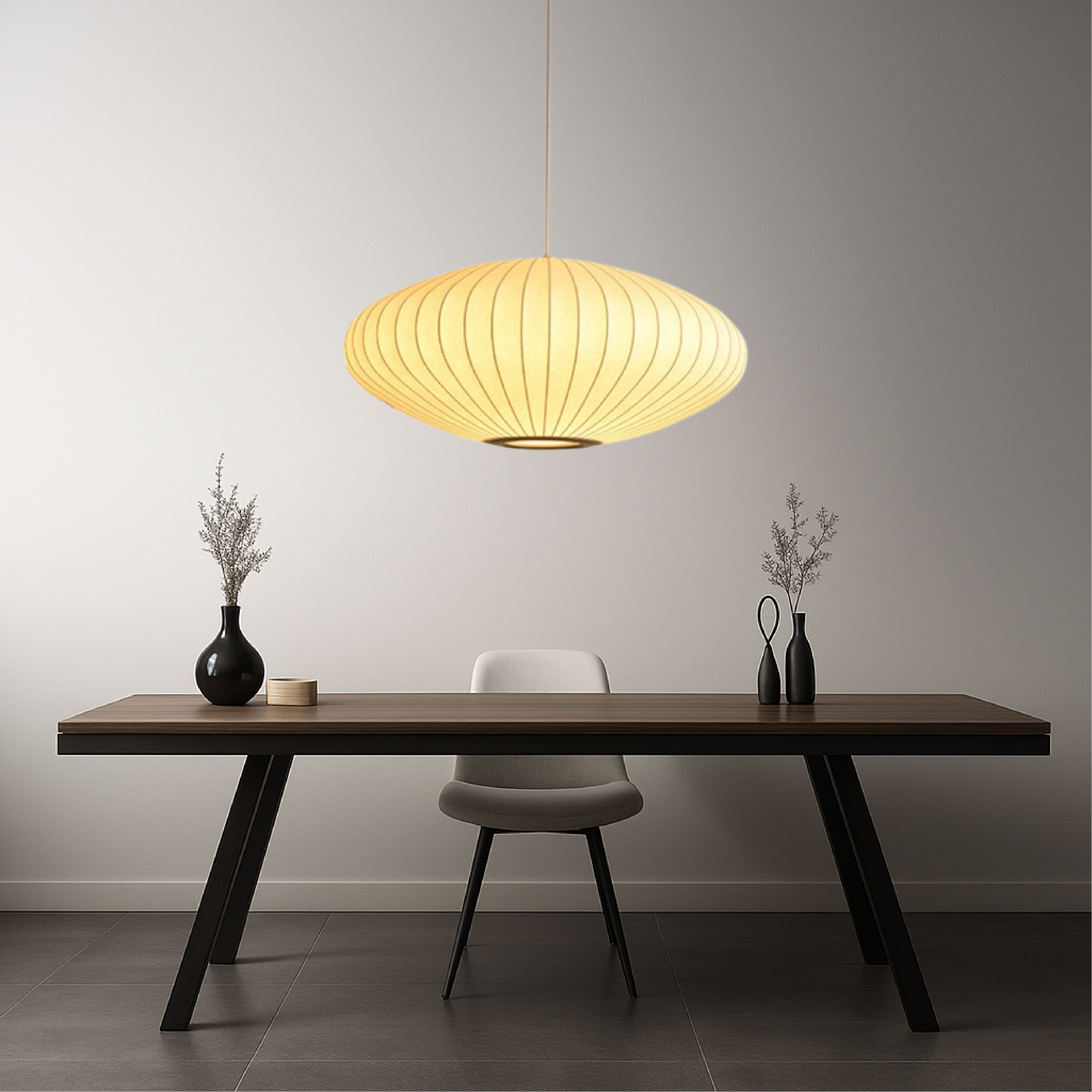Luminth | Modern Italian Style Silk Pendant Lamp 4