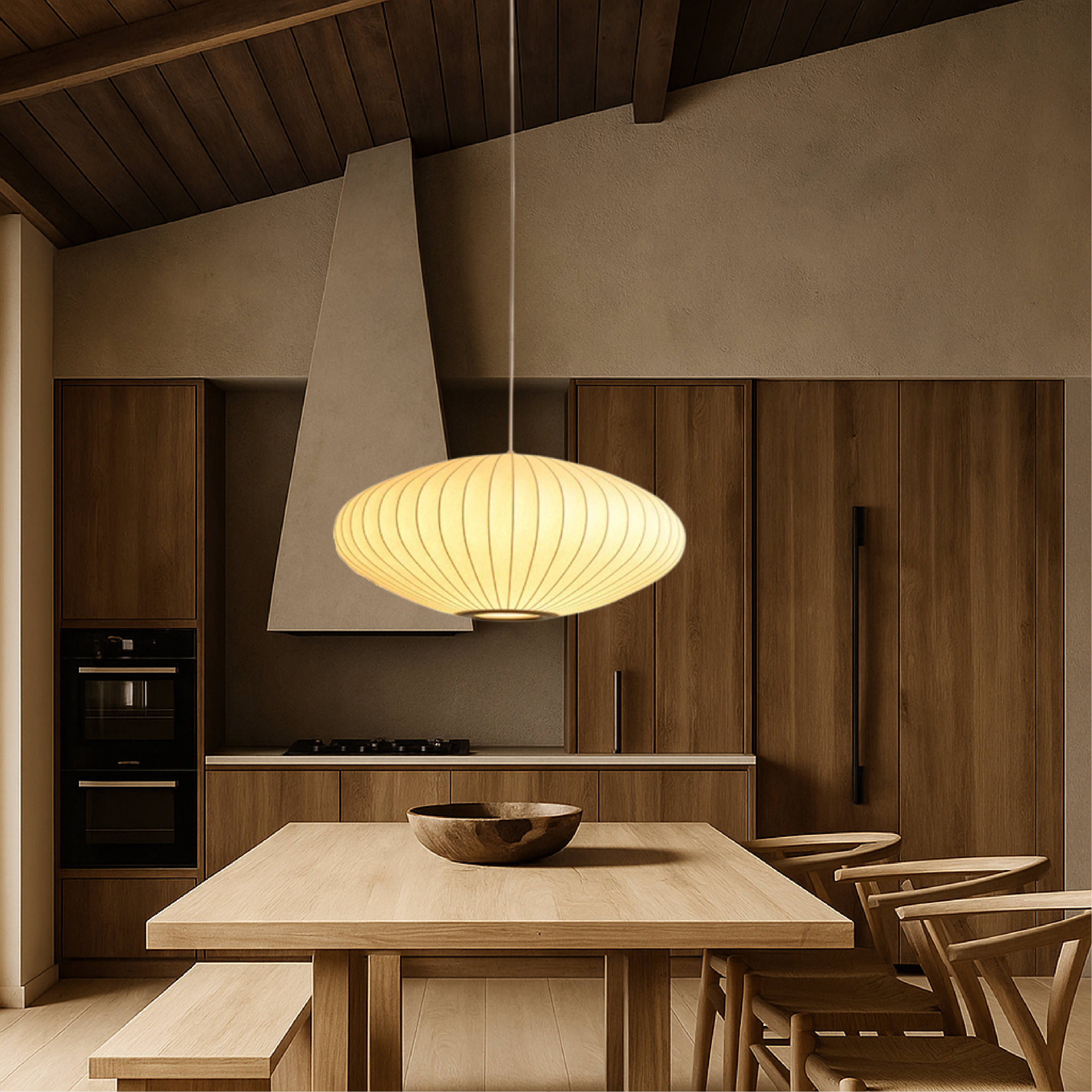 Luminth | Modern Italian Style Silk Pendant Lamp 7