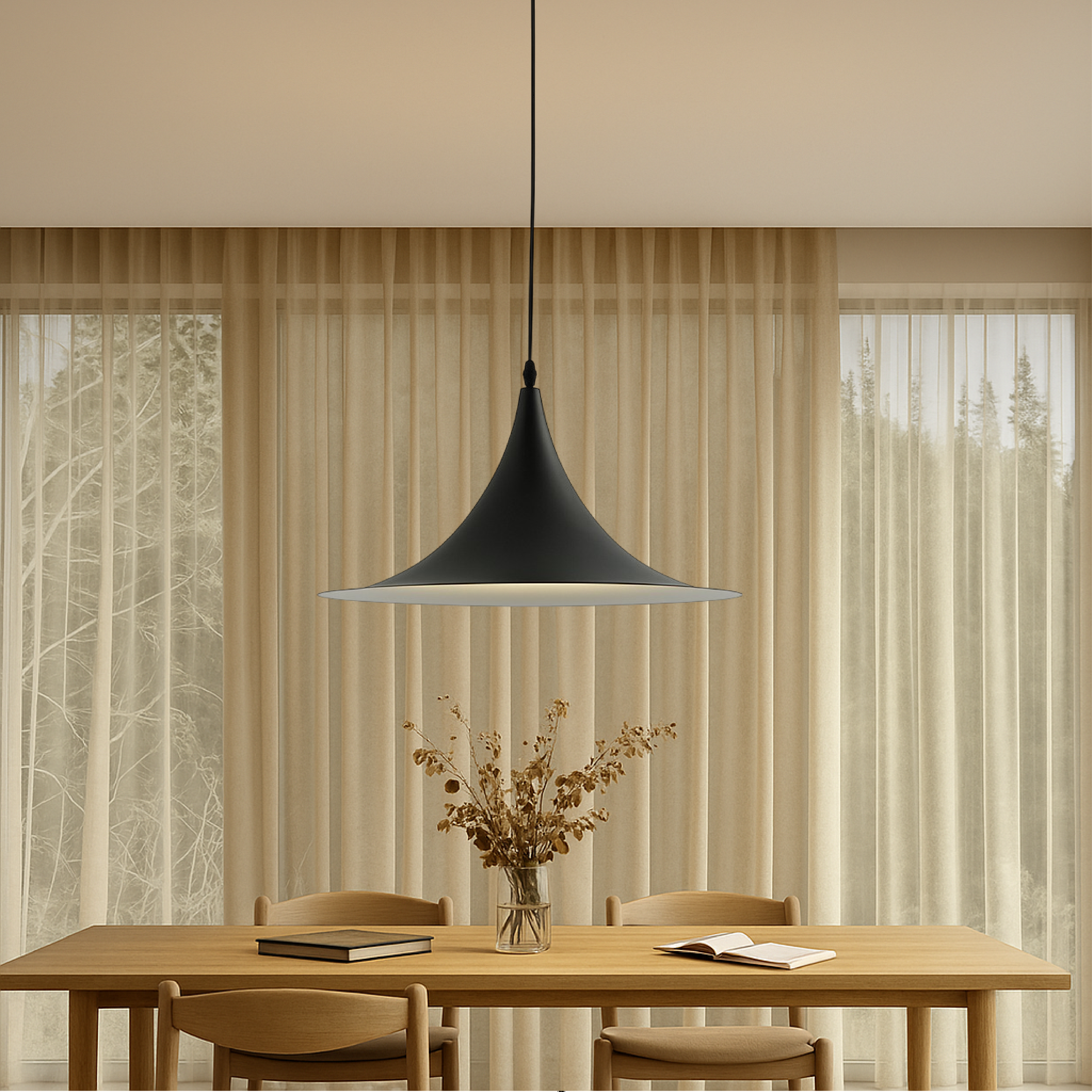 Lumithen | Scandinavian Styke Saucer Pendant Lamp 2