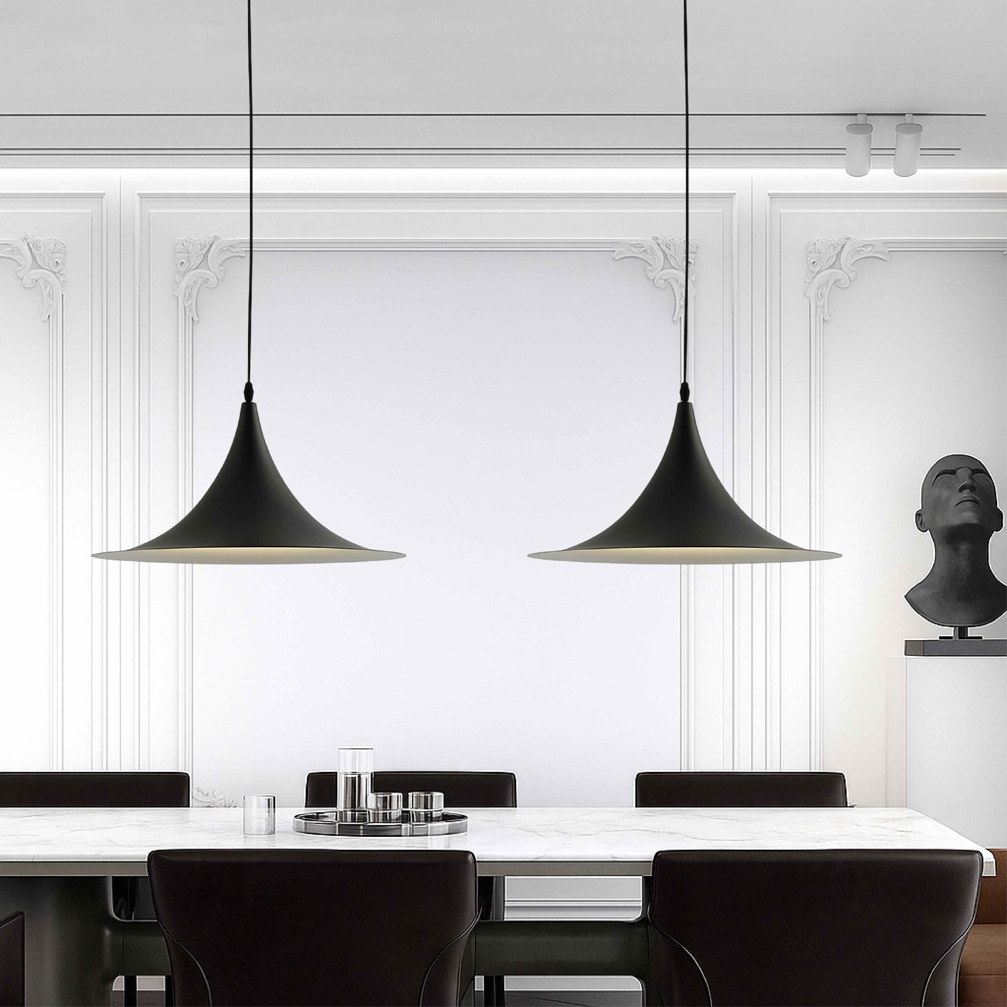 Lumithen | Scandinavian Styke Saucer Pendant Lamp 4
