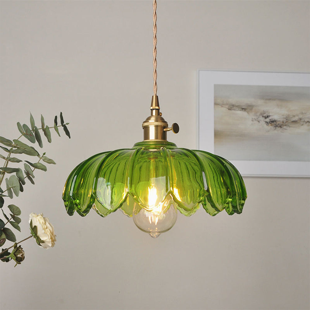 Lumoro | Elegant Glass Flower Pendant Lamp 1