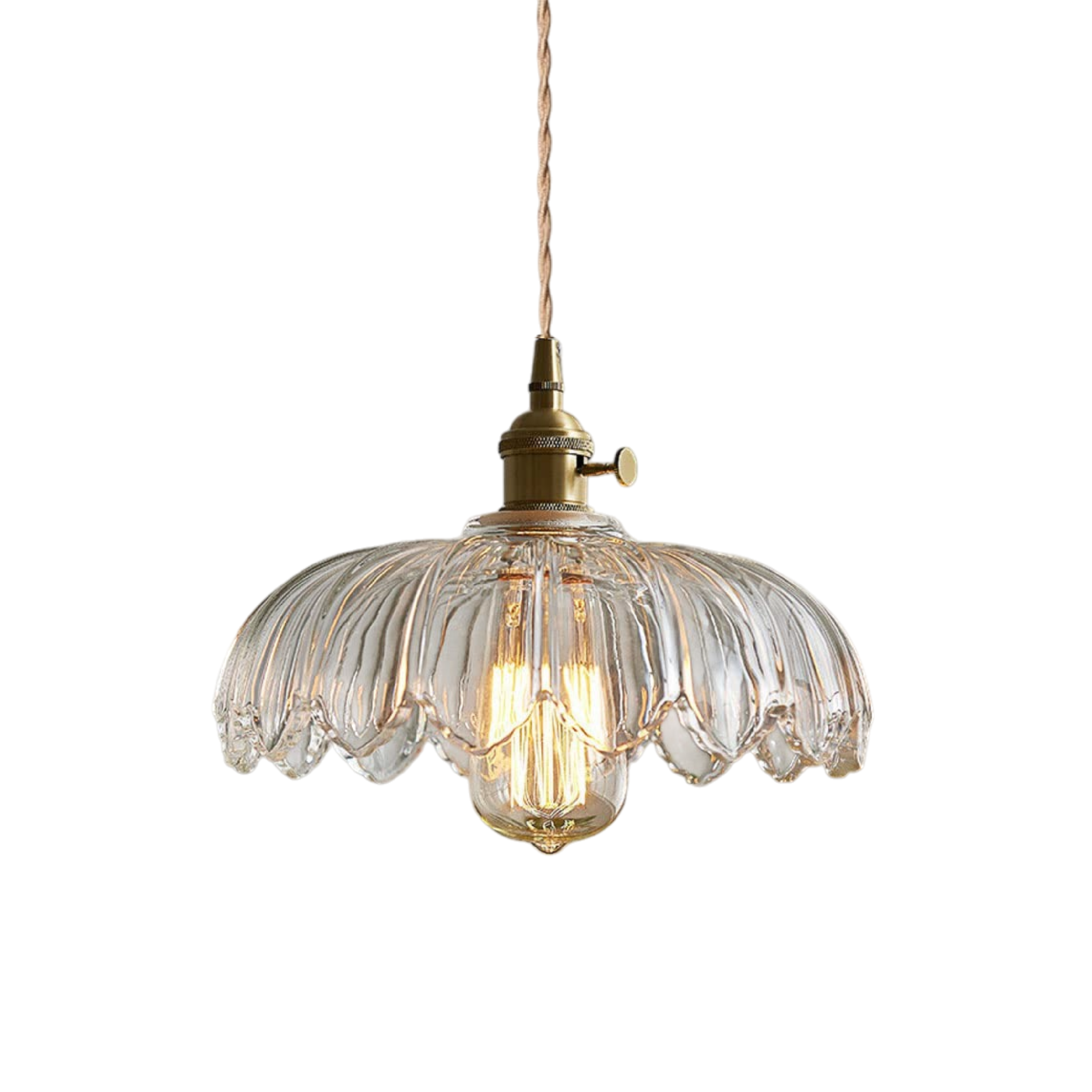 Lumoro | Elegant Glass Flower Pendant Lamp 6
