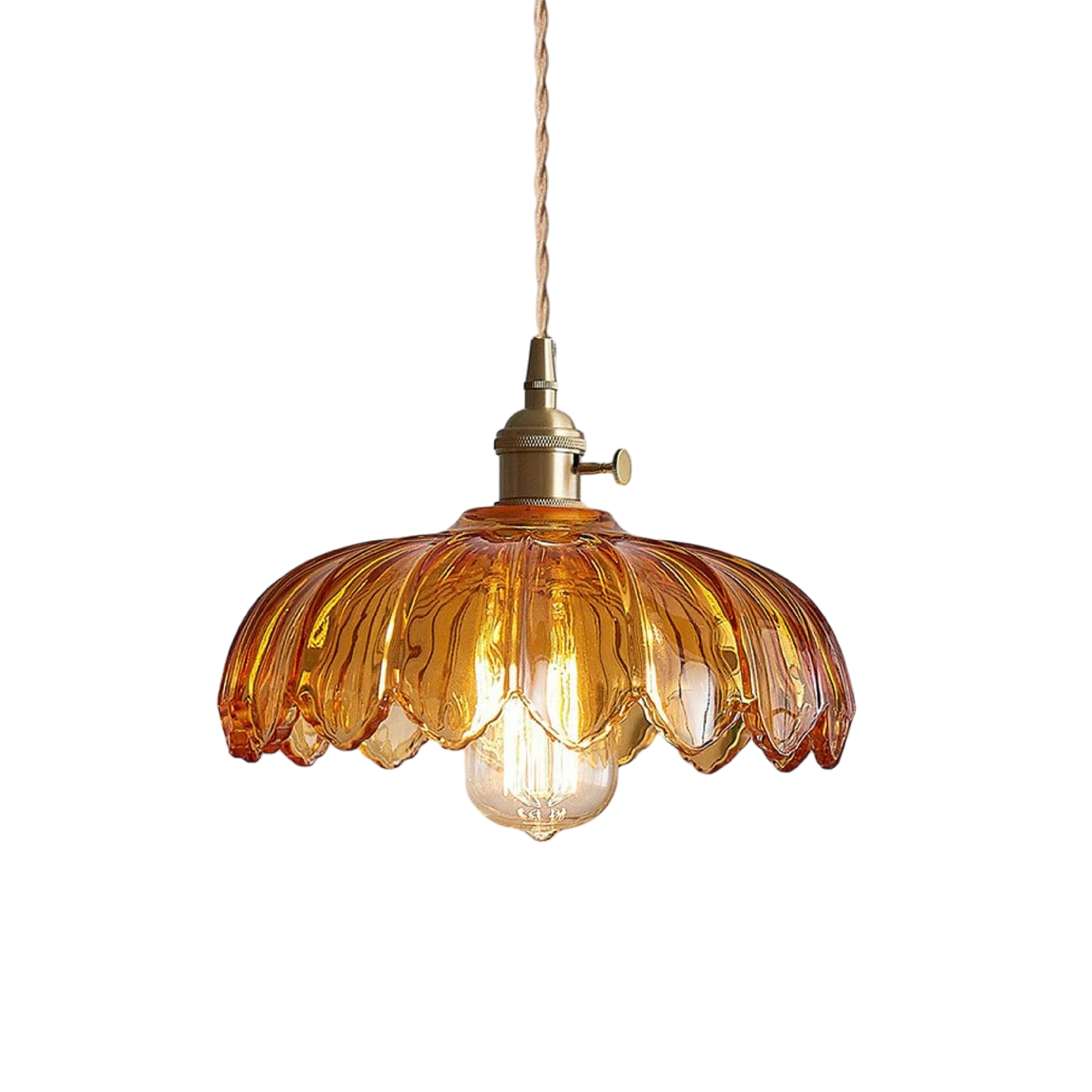 Lumoro | Elegant Glass Flower Pendant Lamp 7
