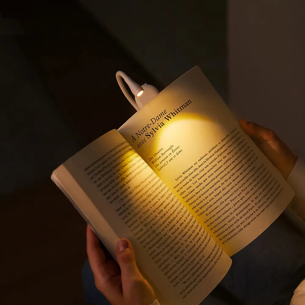 LumosClip | Portable LED Book Light with Flexible, Adjustable Positioning 1
