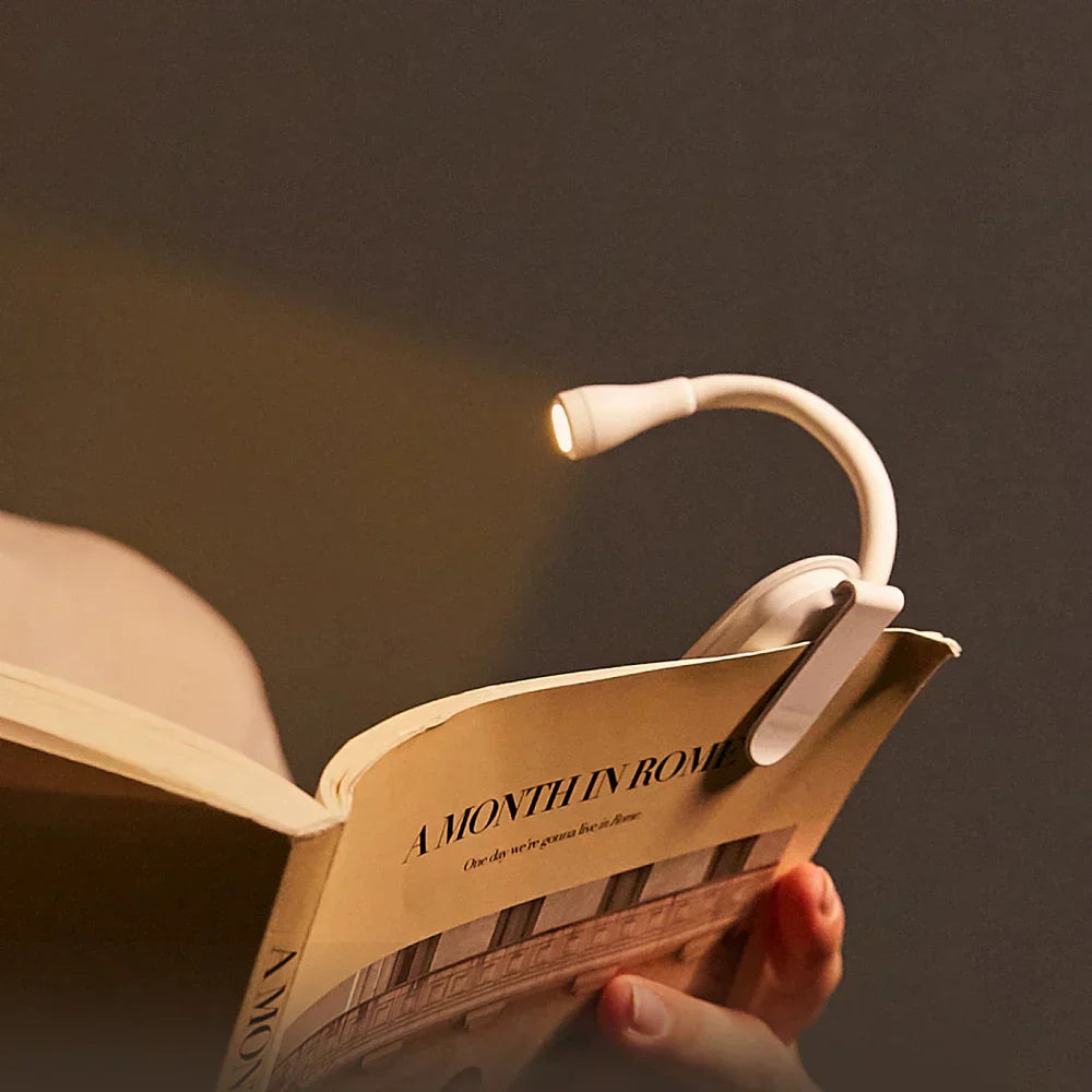 LumosClip | Portable LED Book Light with Flexible, Adjustable Positioning 3