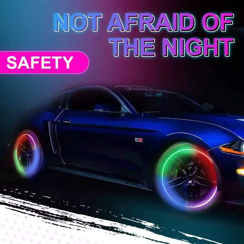 LumosGlow | Bright Motion-Activated Bicycle Valve LED Lights 5