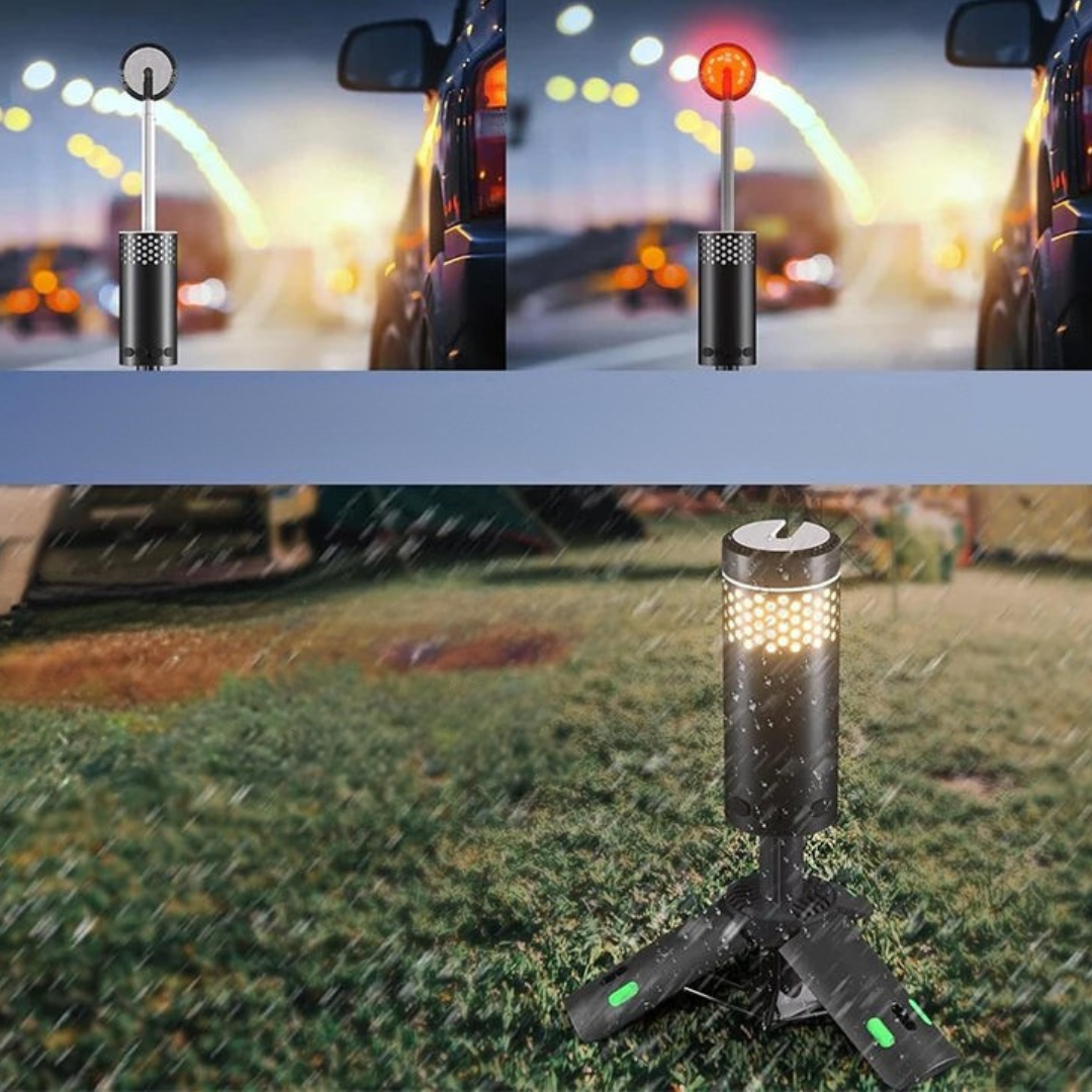 LumosGlow | Compact Rechargeable LED Camping Lantern with Magnetic Tripod 6