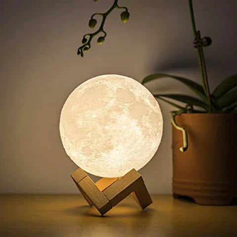 Lunara | Enchanting Touch-Controlled Lighted Moon Lamp for Home Décor 2