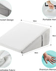Lunaria | Comfortable Gel Memory Foam Wedge Pillow for Acid Reflux Relief 4