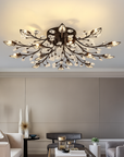 Lunaria | Elegant Crystal Luxury Ceiling Lamp 0