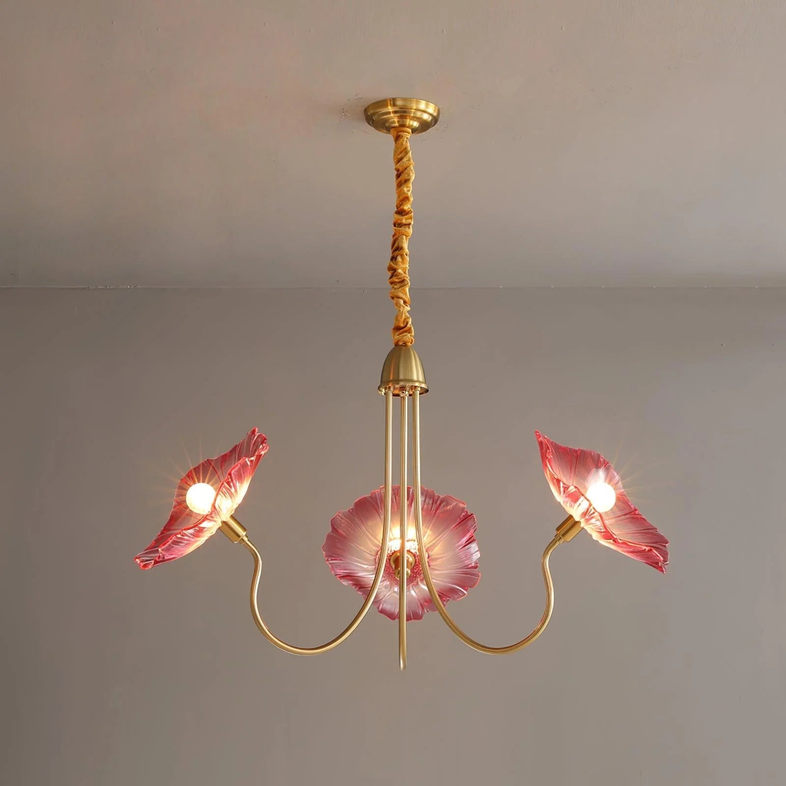 Lunaro | Elegant Lotus Leaf Chandelier 7