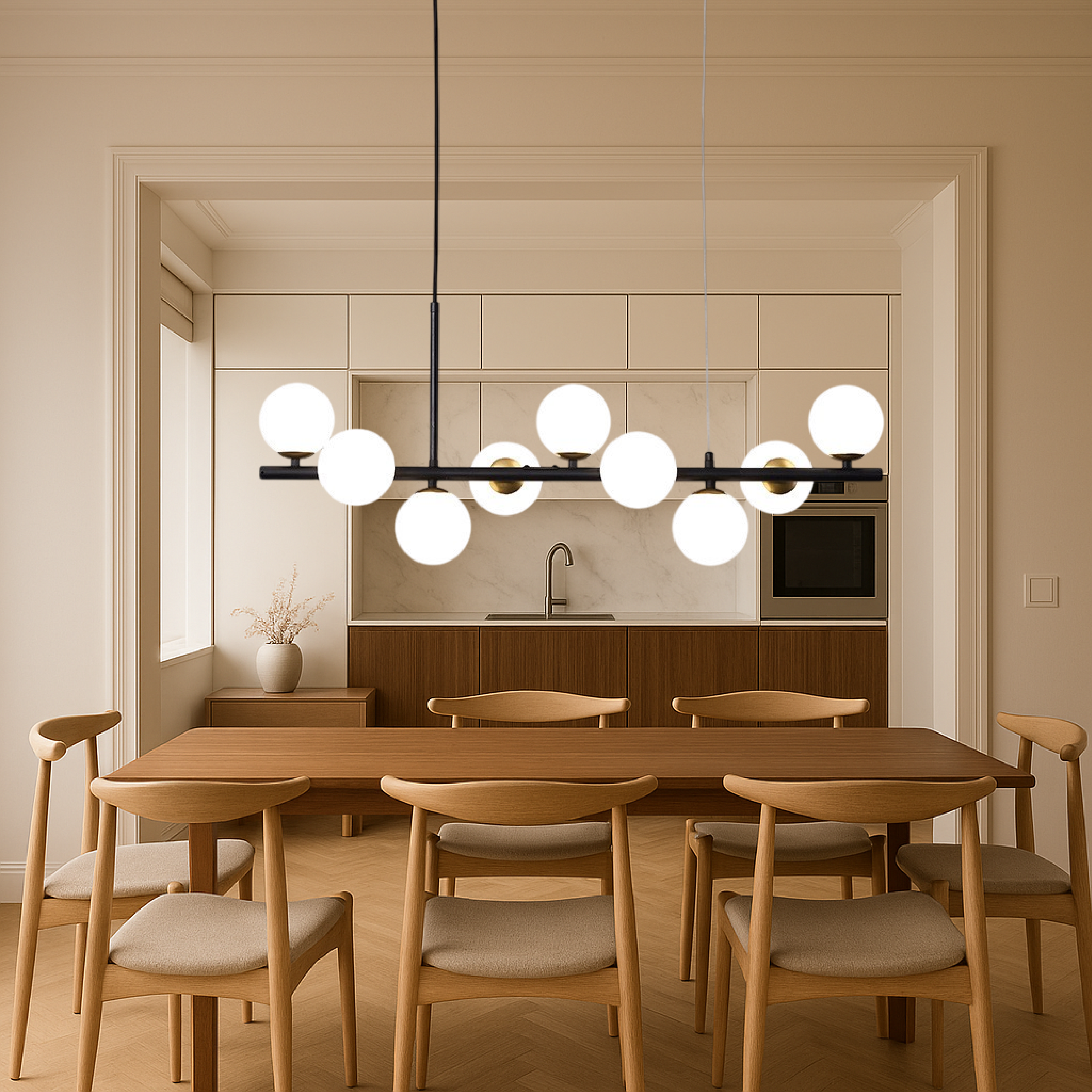 Lunivo | Dining Room Black Pendant Lamp 2