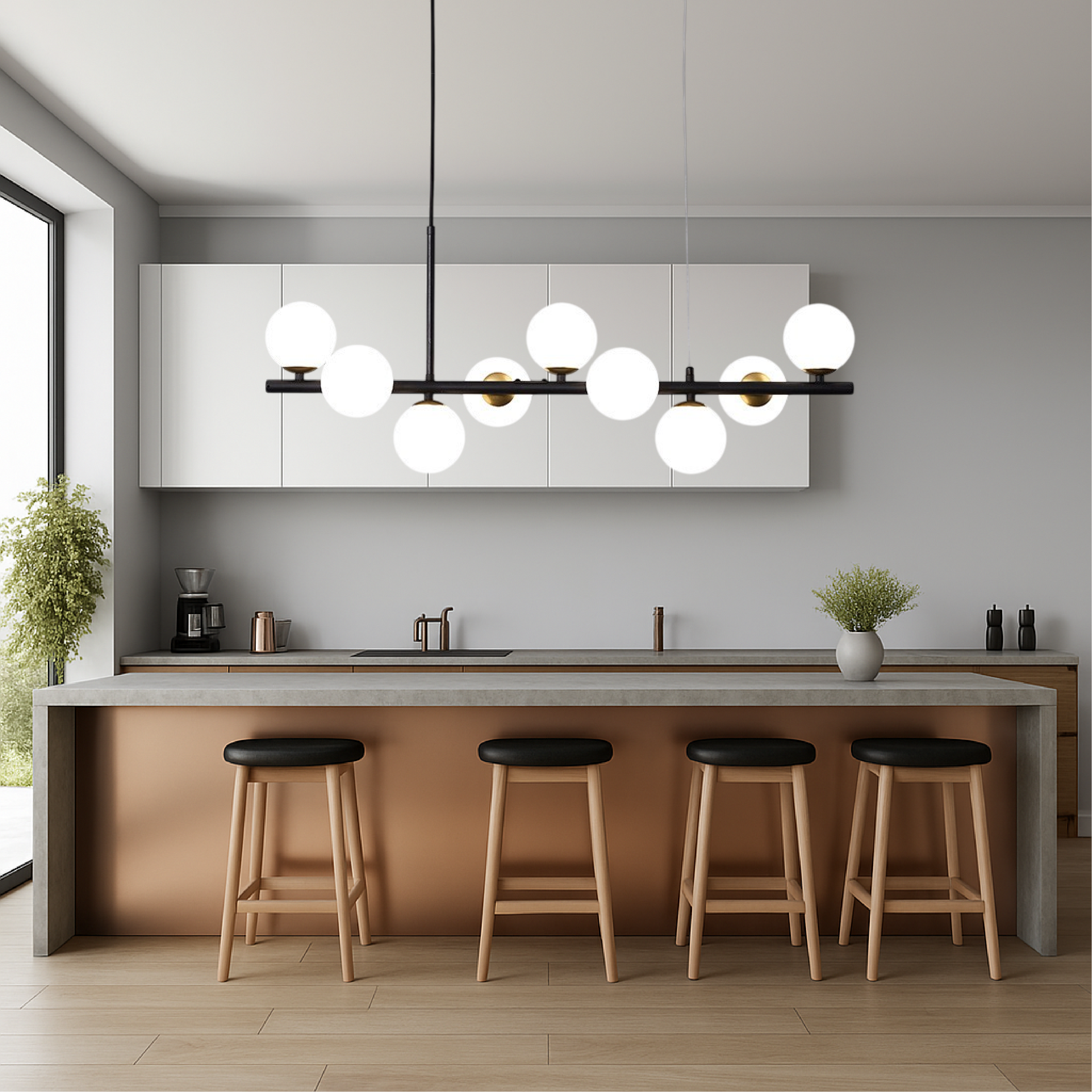 Lunivo | Dining Room Black Pendant Lamp 5