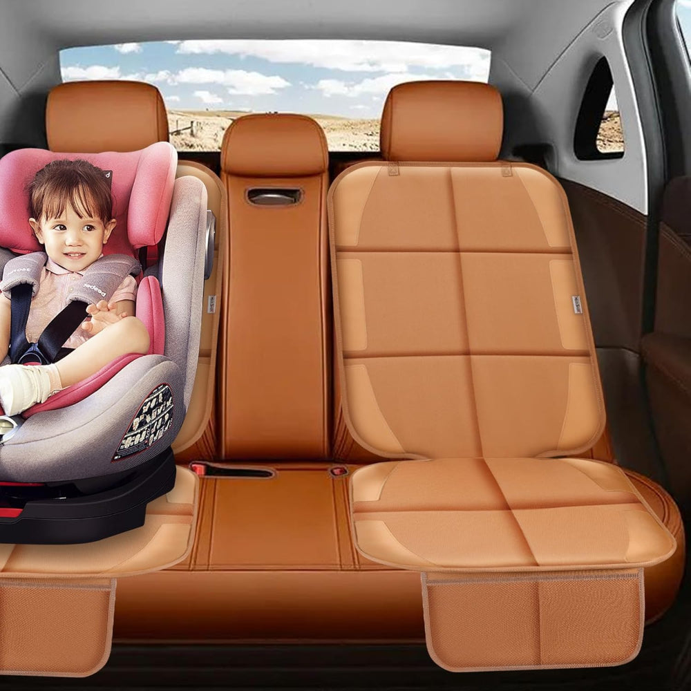 LuxGuard | Durable Waterproof Leather Car Seat Covers with Non-Slip Design 1