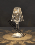 LuxeCrystal | Elegant Dimmable LED Table Lamp with Wireless Design 0