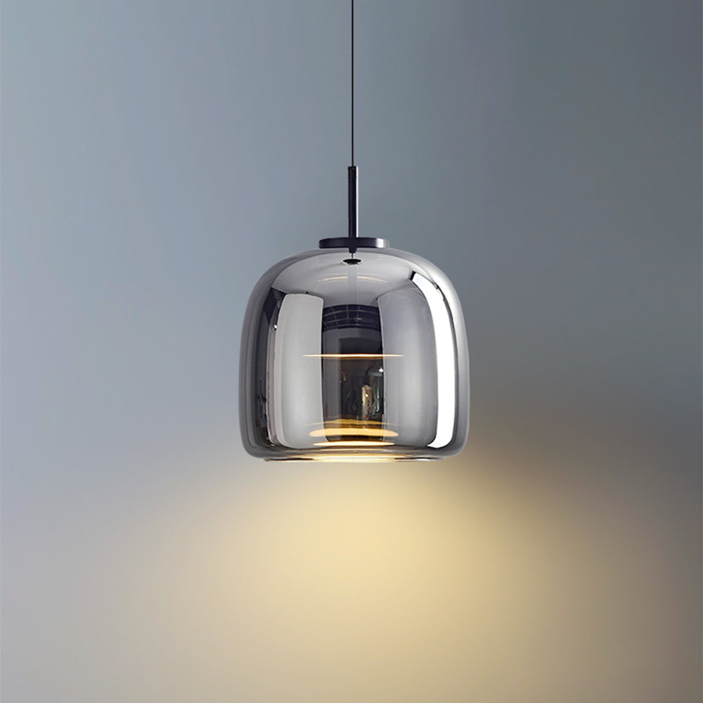 LuxeGlow - Retro Amber Pendant Light 9