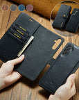 LuxeGuard | Stylish Versatile Detachable Leather Case for Samsung Galaxy 1