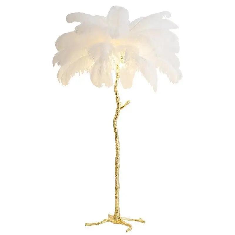 LuxeOstral - Nordic Ostrich Feather Floor Light 0