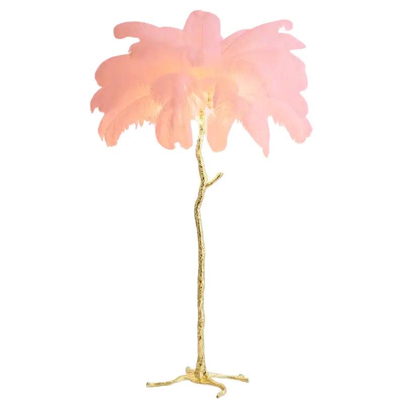 LuxeOstral - Nordic Ostrich Feather Floor Light 12