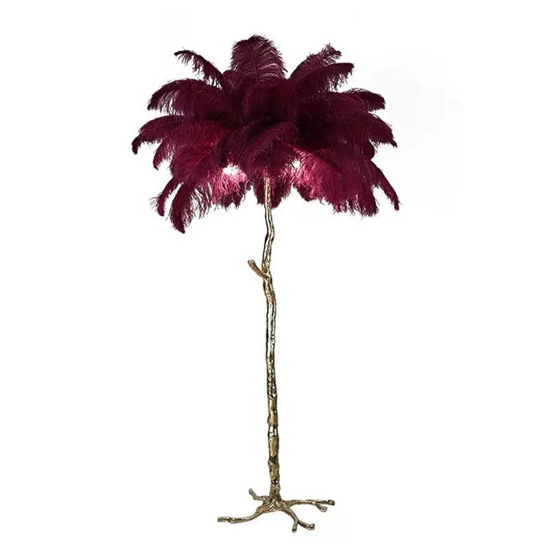 LuxeOstral - Nordic Ostrich Feather Floor Light 13
