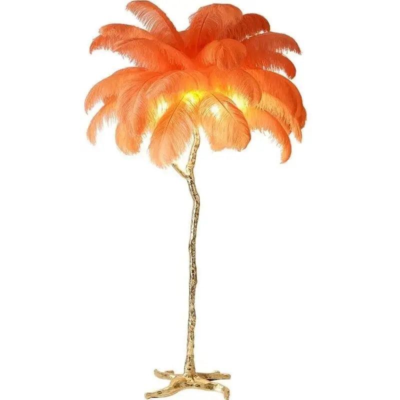 LuxeOstral - Nordic Ostrich Feather Floor Light 14