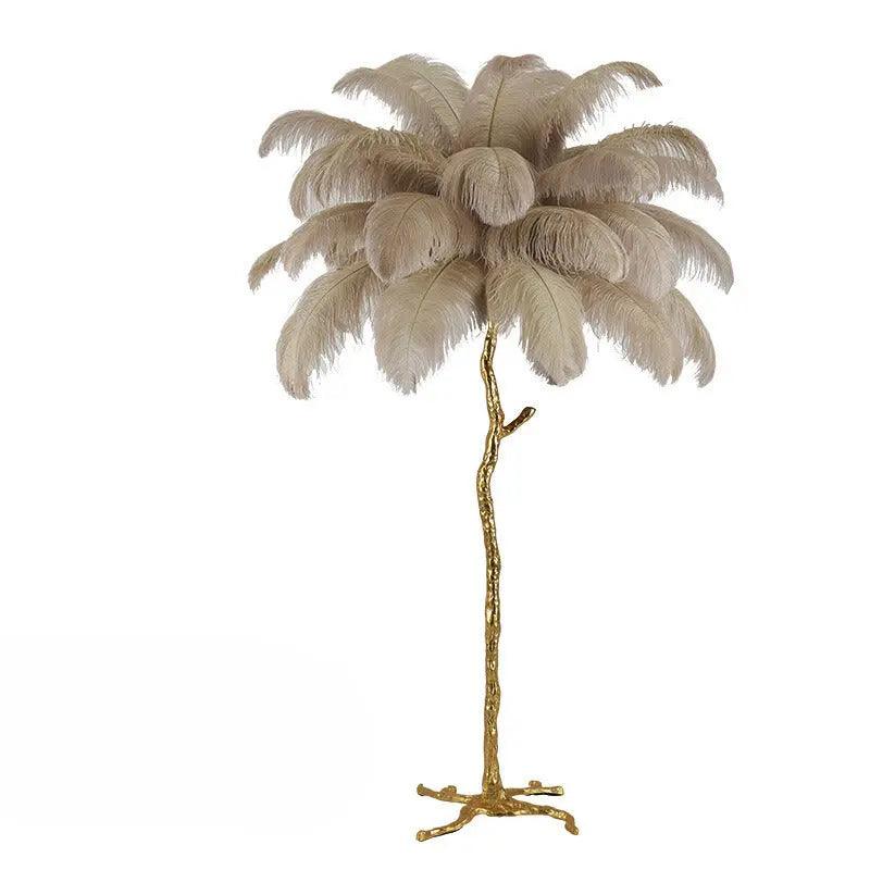 LuxeOstral - Nordic Ostrich Feather Floor Light 5