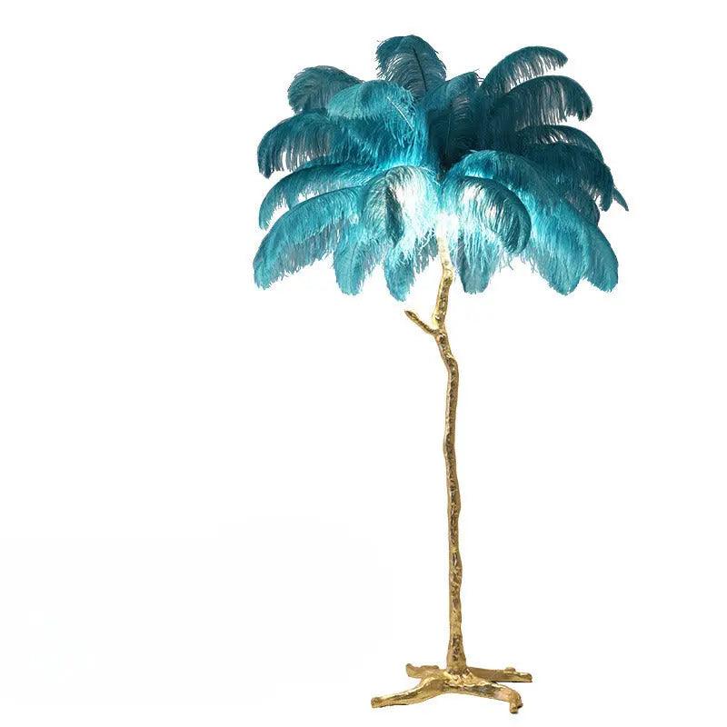 LuxeOstral - Nordic Ostrich Feather Floor Light 8