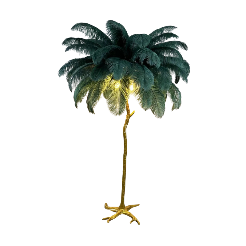 LuxeOstral - Nordic Ostrich Feather Floor Light 9