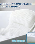 LuxeRest | Ergonomic Mesh Bath Pillow Providing Neck and Back Support 5