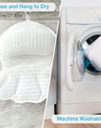 LuxeRest | Ergonomic Mesh Bath Pillow Providing Neck and Back Support 7