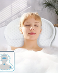 LuxeRest | Soft Mesh Spa Bath Pillow for Neck & Back Relaxation 1