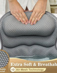 LuxeRest | Soft Mesh Spa Bath Pillow for Neck & Back Relaxation 8