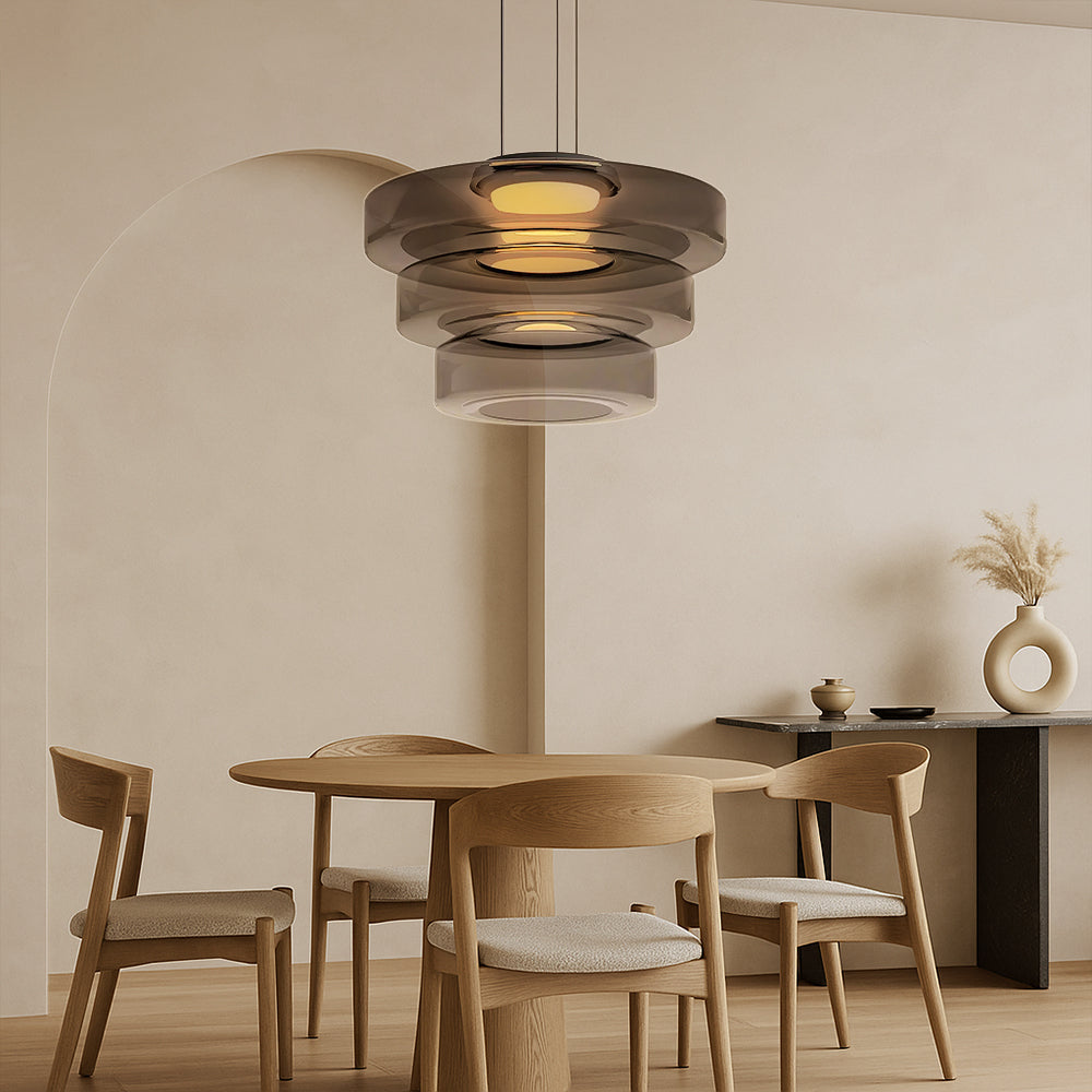 Luxelle | Danish Inspired Glass Bauhaus Pendant Lamp 4
