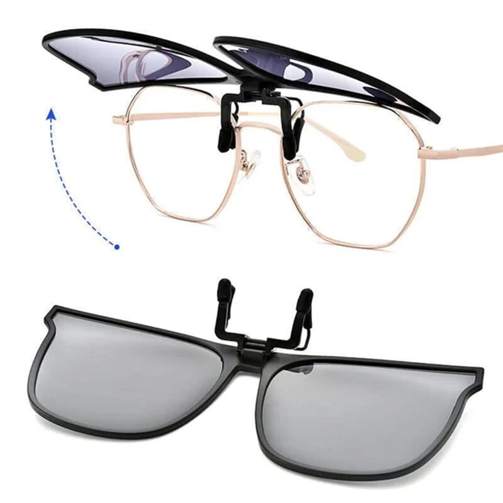 LuxiShade | Stylish Lightweight Clip-On Polarized Sunglasses 3