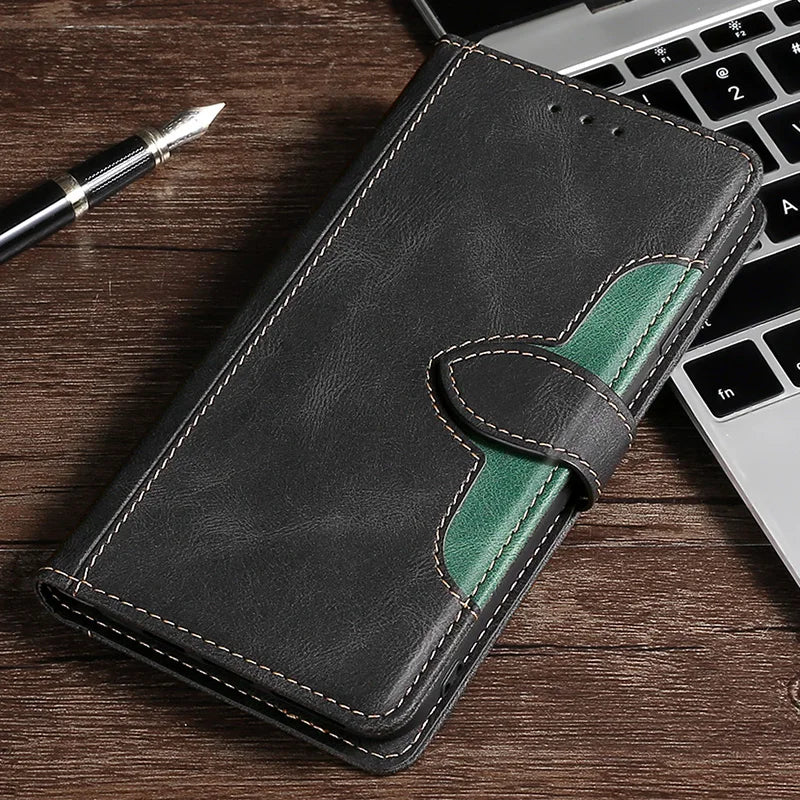 LuxuraCase | Stylish Magnetic Leather Wallet Case for iPhone 0