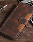 LuxuraCase | Stylish Magnetic Leather Wallet Case for iPhone 8