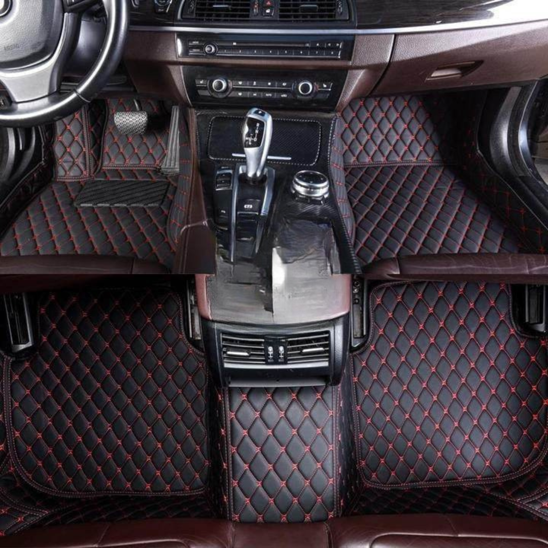 LuxuraMat | Premium Custom-Fit Waterproof Leather Car Floor Mats 0